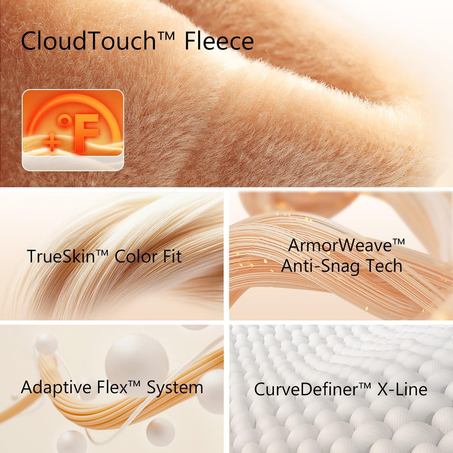 High Waisted Thermal Tights for Women